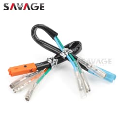 Turn Signal Adapter Plug License Plate Light Wire Connector For HONDA CRF 250L CB 500X 500F 650F CBR 500R 650R GROM 125 NC750
