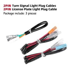 Turn Signal Adapter Plug License Plate Light Wire Connector For HONDA CRF 250L CB 500X 500F 650F CBR 500R 650R GROM 125 NC750
