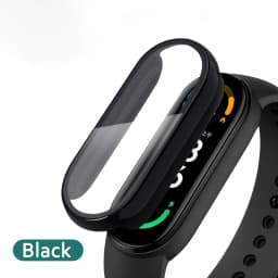 2in1 Case Screen Protector for Xiaomi Mi Band 10 9 8 7 6 5 4 3 Case+Film Full Coverage Protective Cover for Miband 6 7 band 5