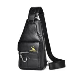 2026 Hot Men's Bag Fashion Messenger Bags Large Capacity Luxury Designer Chest Bags Retro Single Shoulder Crossbody Backpacks