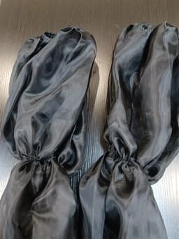 Organza Party Sleeves Formal Gloves Puffy Ruffles Wedding Sleeves Bride Accessory Special Occasion Accessories