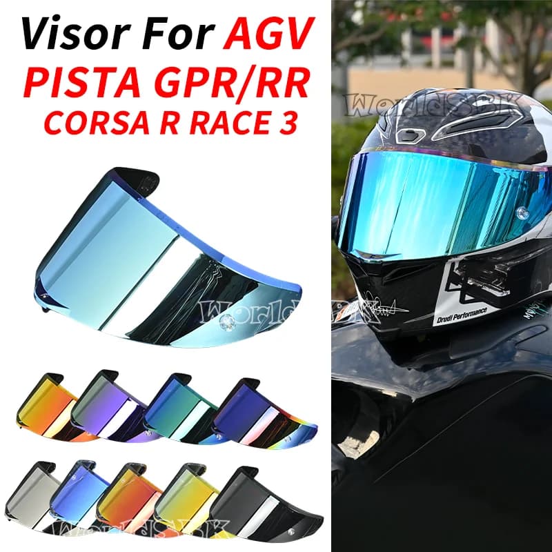 Motorcycle Helmet Visor PISTA GPR GPRR CORSA R RACE 3 Helmet Shield Uv Protection Windshield Casco Moto Accessories for AGV
