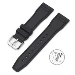 Quick Release Watch Straps for IWC PILOT Portugal PORTOFINO 20mm 21mm 22mm Premium Grade Rubber Bands Waterproof Sport Bracelets