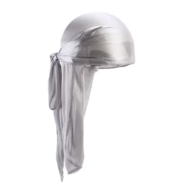 Unisex Silky Long Tail Durag Pirate Hat Turban Fashion Headwraps Cap Bandana Women Men Headwear Caps Hijab Hair Accessories 
