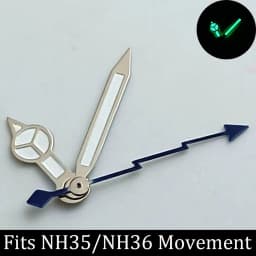 High Quality Watch Hands Blue-Green/Green Luminous Hands Suitable for N H35 NH36/ETA 2836 2824/8205 8215 Movements