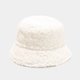 Fashion Lamb Faux Fur Bucket Hat Winter Warm Teddy Velvet Caps for Women Lady Outdoor Panama Fisherman Hat Skullies & Beanies