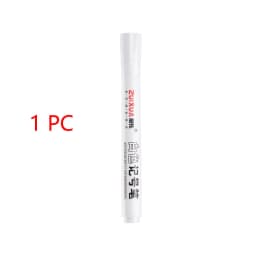 1/3/5/10pcs White Marker Pens set 2.0mm Oily Waterproof Gel Pen Graffiti Sketching Marker Stationery Writing School supplies