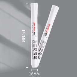 1/3/5/10pcs White Marker Pens set 2.0mm Oily Waterproof Gel Pen Graffiti Sketching Marker Stationery Writing School supplies
