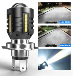 1pcs 9003 H4 Led Motorcycle Headlight 12V H4 Led Moto Bulbs 16000LM Super Bright 6500K White Motorbike Head Lamp Accessories