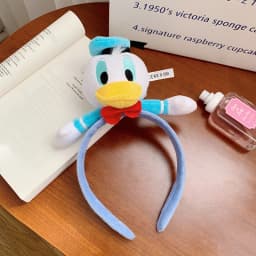 Disney Cartoon Winnie the Pooh Headband Girls Suelly Plush Ears Hair Bands Baby Eeyore Headwear Kid Fall Winter Hair Accessories
