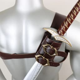 Leather Belt Sword Katana Sheath Holster Medieval Men Larp Weapon Armor Pirate Knight Samurai Accessory For Rapier Holder
