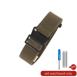 Wear-resistant Elastic Nylon Watch Strap for Rolex Water Ghost Tudor Series 60s French Parachute Bag Strap 18 20 22mm