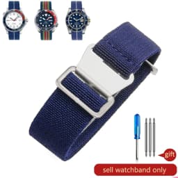 Wear-resistant Elastic Nylon Watch Strap for Rolex Water Ghost Tudor Series 60s French Parachute Bag Strap 18 20 22mm
