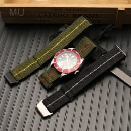 Wear-resistant Elastic Nylon Watch Strap for Rolex Water Ghost Tudor Series 60s French Parachute Bag Strap 18 20 22mm