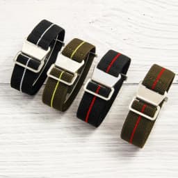 Wear-resistant Elastic Nylon Watch Strap for Rolex Water Ghost Tudor Series 60s French Parachute Bag Strap 18 20 22mm
