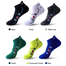6 Pairs Socks Men Cotton Sport Casual Ankle Short Socks Breathable Mesh Spring Summer Ankle Sports Sockke Gift