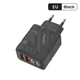 4 Ports USB C PD Charger Quick Charge 3.0 Type C USB Phone Chargers Fast Charging Adapter For iPhone 15 14 Samsung Xiaomi Huawei