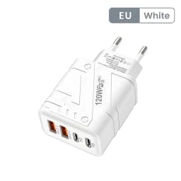 4 Ports USB C PD Charger Quick Charge 3.0 Type C USB Phone Chargers Fast Charging Adapter For iPhone 15 14 Samsung Xiaomi Huawei