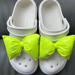 2Pcs Adorable Bow Shoe Charms Glossy, Shiny, Diy Fashion Decorations For Shoes Cute Accessories To Elevate Your Footwear Style