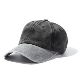Hip Hop Letter Embroidery Baseball Caps Outdoor Sports Summer Distressed Faded Hats Adjustable Denim Sunscreen Hats Men Women