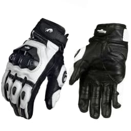 Motorcycle Gloves Black Racing Genuine Leather Motorbike White Road Riding Team Glove Summer Winter Wearable for Furygan AFS 18
