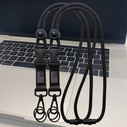 Heavy Duty Removable Badge Reel Holder Keychain Hanging Neck Strap Lanyard Tactical Id Name Card Holder For Outdoor Hiking