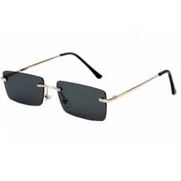 OEC CPO Ladies Small Rimless Sunglasses Women Fashion Rectangle Yellow Orange Sun Glasses Female Men UV400 Eyewear O625