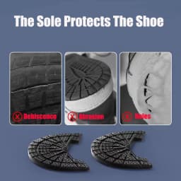 Wear-resistant Sole Protector for Sneakers Heel Outsole Rubber Sole Replacement Adhesive Insoles for Shoes Sole Repair Sticker