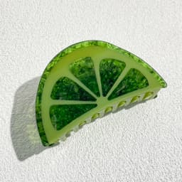 Sweet Acetate Pink Green Gradient Grapefruit Thick Hair Claw Clip For Women New Semicircle Hairpin Hair Accessories Tool