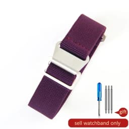 Parachute elastic breathable skin friendly nylon watchbands for Rolex Seiko water ghost Tudor Omega series strap 18 20 22mm