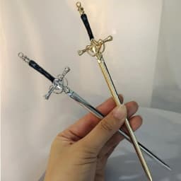 Ancient Style Metal Sword Hairpins for Women Classical Chinese Ancient Hanfu Hairpin Headwear Geometric Alloy Hair Accessories