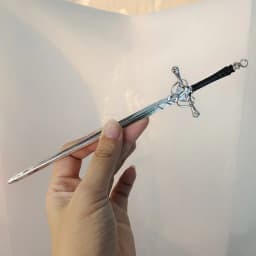 Ancient Style Metal Sword Hairpins for Women Classical Chinese Ancient Hanfu Hairpin Headwear Geometric Alloy Hair Accessories