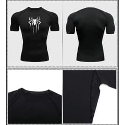2024 Compression T Shirt Men Short Sleeve Sport Tees Fitness Running Sportsear Men Gym Elastic Quick Dry Jogging T-shirt Tops