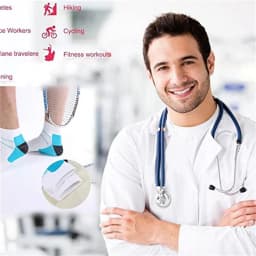Compression Foot Socks For Men Women Plantar Fasciitis Heel Spurs Pain Venous Running Sports Socks Casual Cotton Ankle Sock Gift