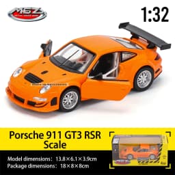 MSZ 1:32 Porsche Carrera GT 911 GT3 RS Audi BMW Nissan car mold die-casting decoration series toy tools gift Alloy manufacturing