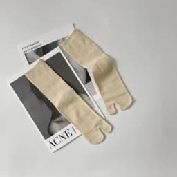 High Quality Combed Cotton Split Toe Socks Unisex Simple Comfortable Two-Toed Socks Japanese Harajuku Men Women's Tabi Socks