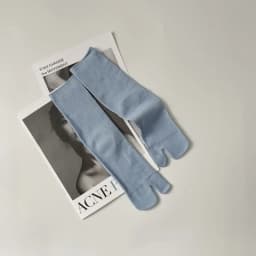 High Quality Combed Cotton Split Toe Socks Unisex Simple Comfortable Two-Toed Socks Japanese Harajuku Men Women's Tabi Socks