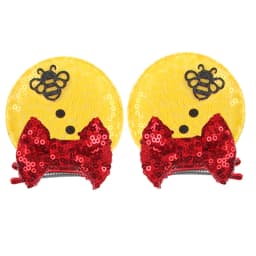 Christmas Sequins Cute Mouse Ears Hair Clip For Girl Festival Trip Glitter Hairpins Children Birthday Party DIY Hair Accessorie