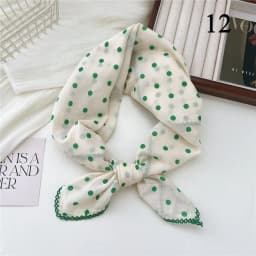 French Cotton Linen Square Hair Scarf Women Girls Spring Summer Korea Hair Band Sweet Scarf Kerchief Girl Headscarf Headdress