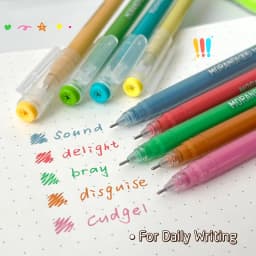 9PCS/Set Multicolor Gel Pen Colored Painting Gel Ink Pen 0.6MM DIY Graffiti Pen Morandi Retro Color Drawing Pen Art Supplies New