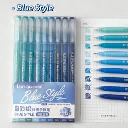 9PCS/Set Multicolor Gel Pen Colored Painting Gel Ink Pen 0.6MM DIY Graffiti Pen Morandi Retro Color Drawing Pen Art Supplies New