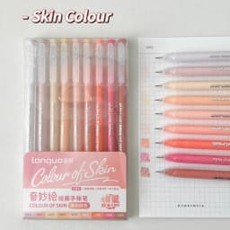 9PCS/Set Multicolor Gel Pen Colored Painting Gel Ink Pen 0.6MM DIY Graffiti Pen Morandi Retro Color Drawing Pen Art Supplies New
