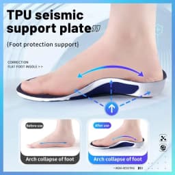 Sport Insoles for Shoes Sole Shock Absorption Deodorant Breathable Cushion Running Insoles for Feet Man Women Orthopedic Insoles