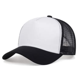 Custom Logo 5 Panel Baseball Cap For Women Men Cotton Embroidery Print Text Trucker Dad Hat Summer Outdoor Casual Mesh Hats