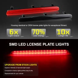 LED Smoked Tailgate Brake Lamp For VW T5 Transporter 2003-2015 High Level Light Caravelle T5 Car Styling High Mount Stop Lamp