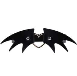 Newest Women Sexy Elasticity Harness Heart Fashion Bondage Goth Decor Garter Belt Thigh Harness Leather Lingerie for Stockings