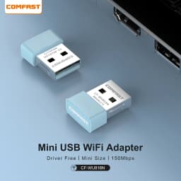 Comfast 150Mbps USB WiFi Adapter 2.4GHz Internet Card Drive Free LAN Wi-Fi Receiver Key Dongle Antenna Para PC Win 7 8 10 11
