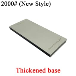 New Thickened Non-slip Base Diamond Stone Kitchen Knife Sharpening System Tool 15 Degree Sharpener Whetstone Leather Polishing