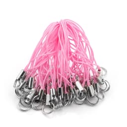 50pcs/lot Hand Wrist Lanyard String Short Grip Lanyard Mobile Phone Strap for USB Flash Drive Keychain ID Badge Holder DIY