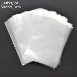 100Pcs Transparent Plastic Bags Candy Lollipop Cookie Packaging Clear Opp Cellophane Bag Christmas Gift Wedding Birthday Party